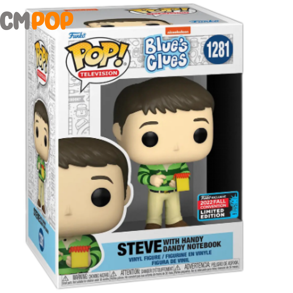 Steve With Handy Dany Notebook - #1281 Funko Pop! 2022 Fall Convention Exclusive Pop