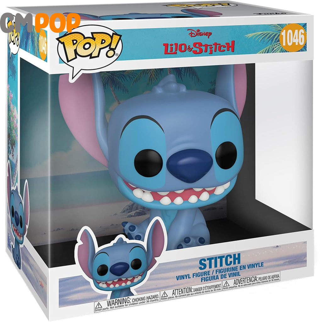 Stitch- #1046 - Funko Pop! Disney Lilo Stitch Jumbo Pop