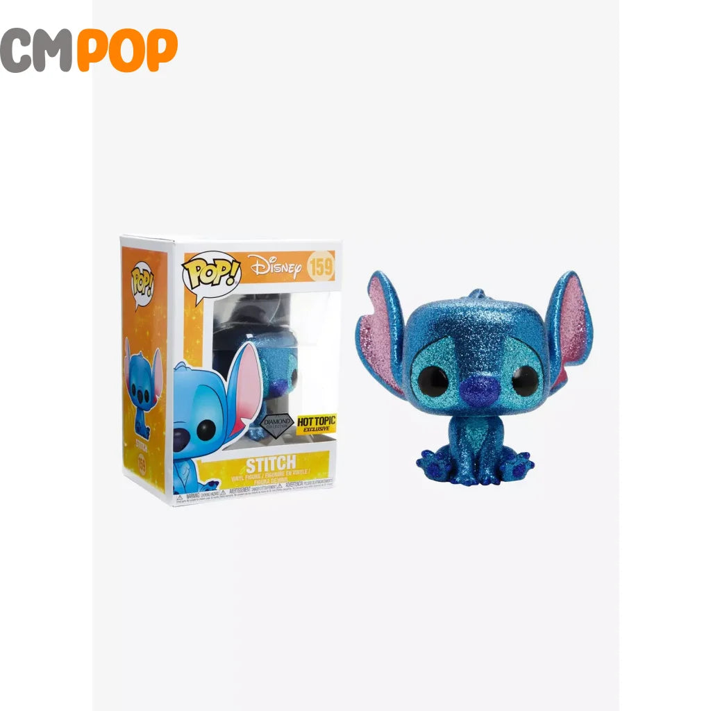 Stitch - #159- Funko Pop! Disney Lilo And Diamond Collection Hot Topic Exclusive Pop