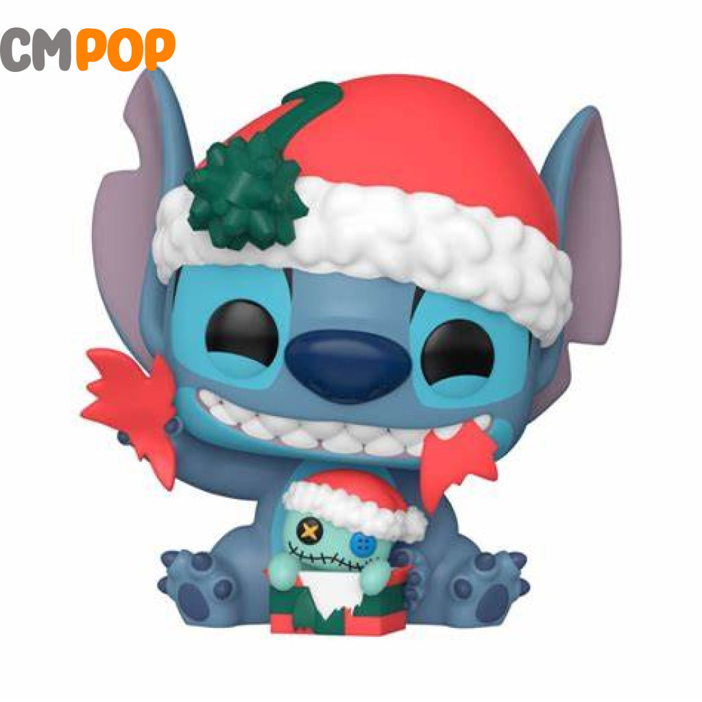 Stitch Unwrapping Gift- #1522 Funko Pop! - Disney - Lilo And Stitch - Hot Topic Exclusive Holiday 2024 Funko Pop