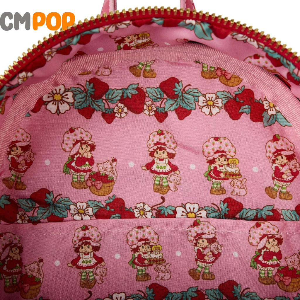 Strawberry Shortcake Faux Denim Mini Backpack - Loungefly Loungefly