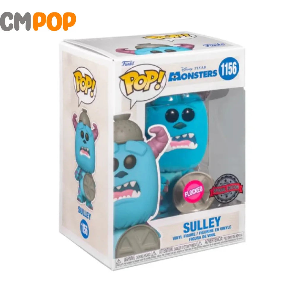 Sulley - #1156 Funko Pop! Disney Monsters Flocked Amazon Exclusive Pop