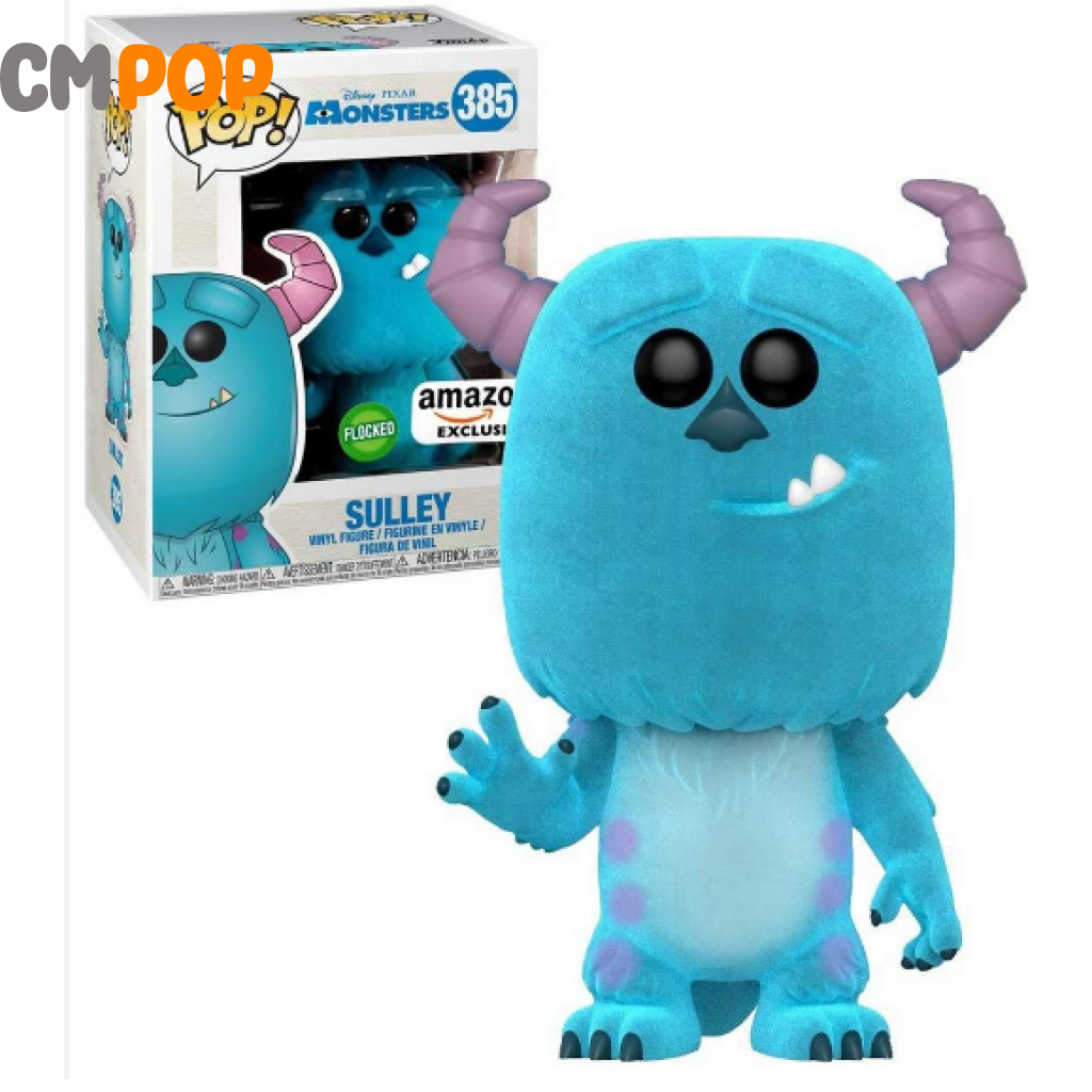Sulley - #385 Funko Pop! Disney Monsters Flocked Amazon Exclusive Pop