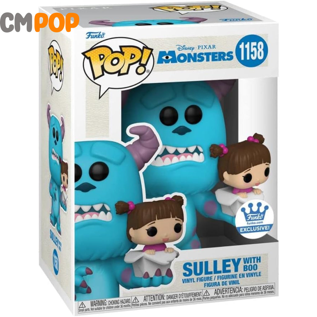 Sulley With Boo - #1158 Funko Pop! Disney Monsters Exclusive Pop