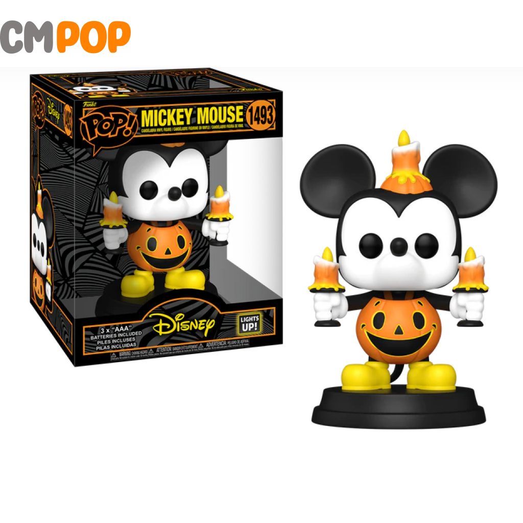 Super Mickey Mouse Halloween Light Up - #1493 Funko Pop! Disney Pop