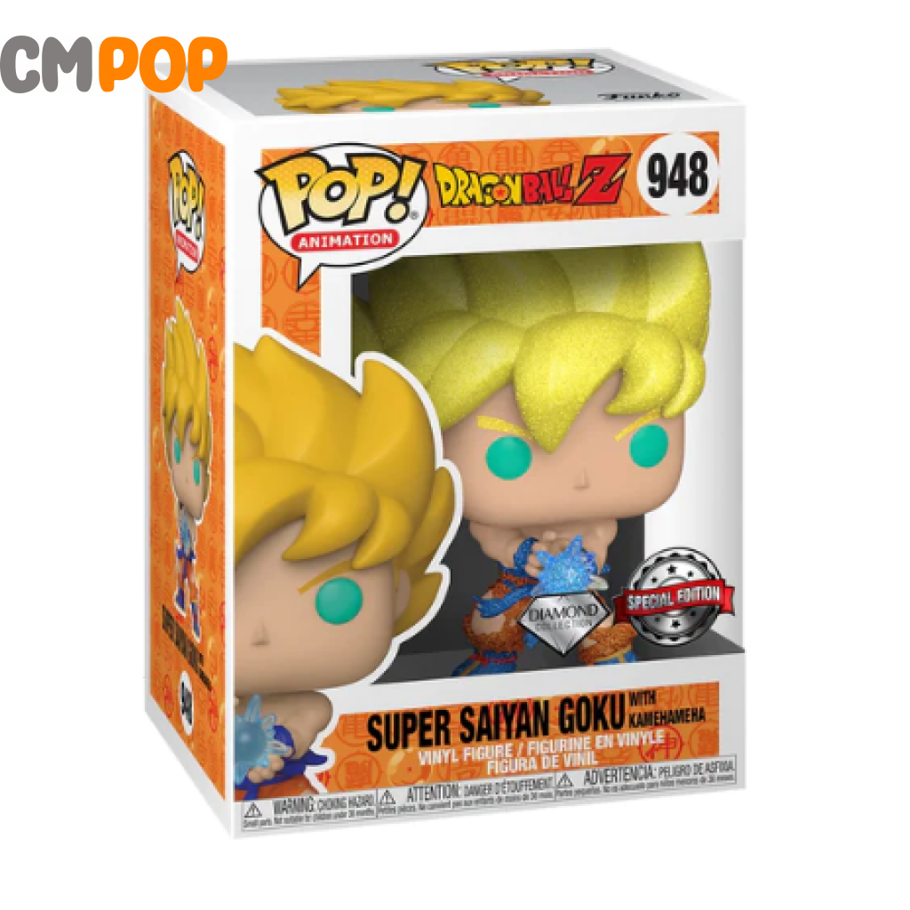 Super Saiyan Goku With Kamehameha - #948 Funko Pop! Dragon Ball Z Diamond Collection Special