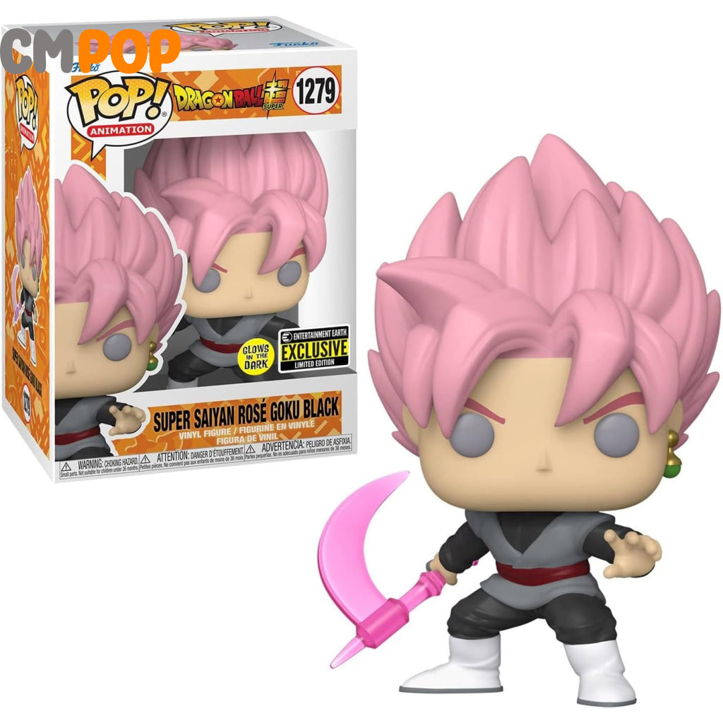 Super Saiyan Rose Goku Black - #1279 - Funko Pop! - Animation - Dragonball Z Super - GITD - Entertainment Earth