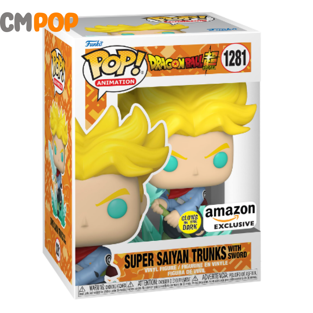 Super Saiyan Trunks With Sword - #1281 Funko Pop! Dragon Ball Amazon Exclusive Pop