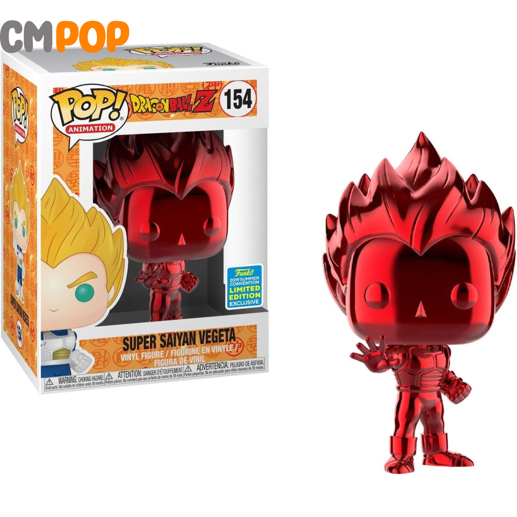 Super Saiyan Vegeta - #154 - Funko Pop! - Dragon Ball Z - Funko 2019 Summer Convention Limited Edition Excluisve Funko