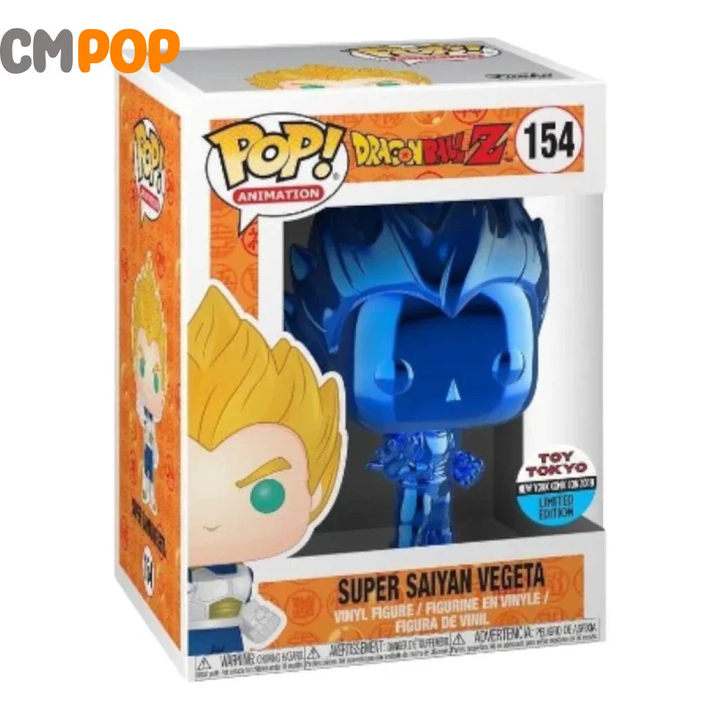Funko Pop! #154 Dragonball Z - Super Saiyan Vegeta Gold - SDCC 2018 - NEUF