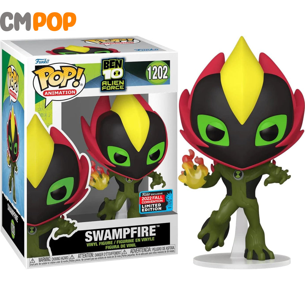 Swampfire - #1202 - Funko Pop! - Ben 10 Alien Force - 2022 Fall Convention Exclusive Limited Edition Funko Pop
