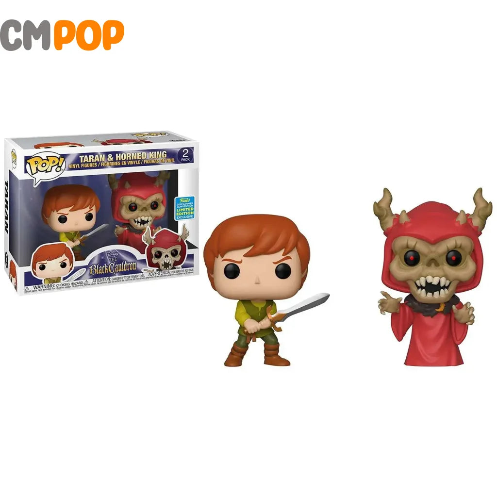 Taran & Horned King - 2 Pack Funko Pop! Disney The Black Cauldron 2019 Convention Exclusive