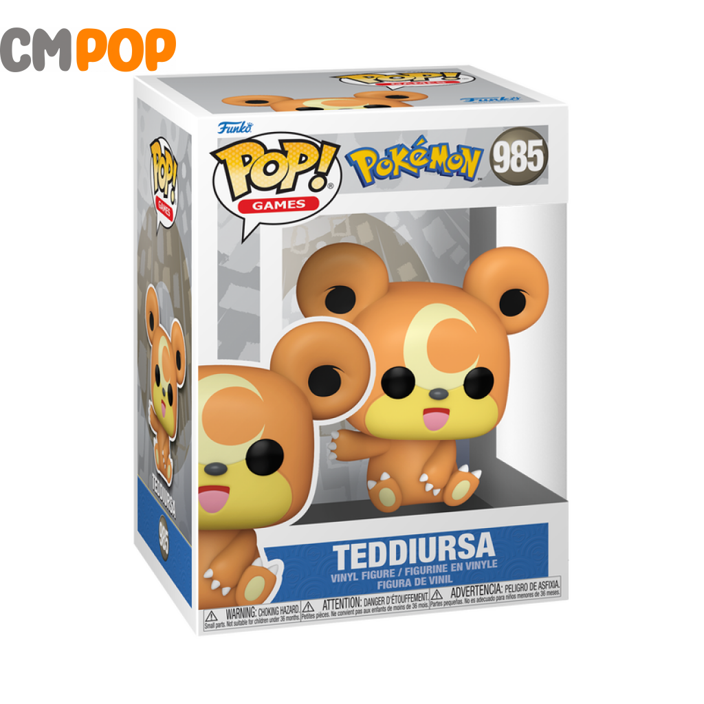 Teddiursa - #985 Funko Pop! Pokemon Pop