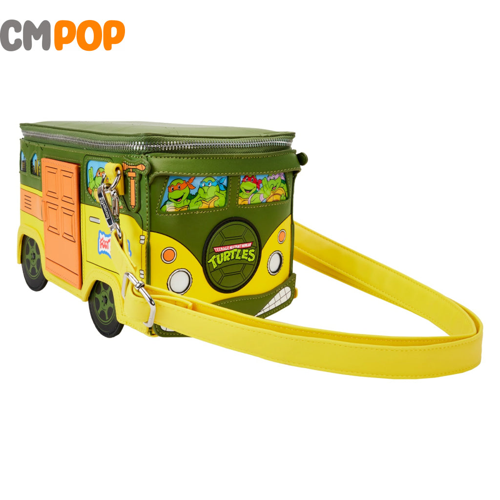 Teenage Mutant Ninja Turtles 40Th Anniversary Vintage Arcade Crossbody Bag - Tmnt Loungefly