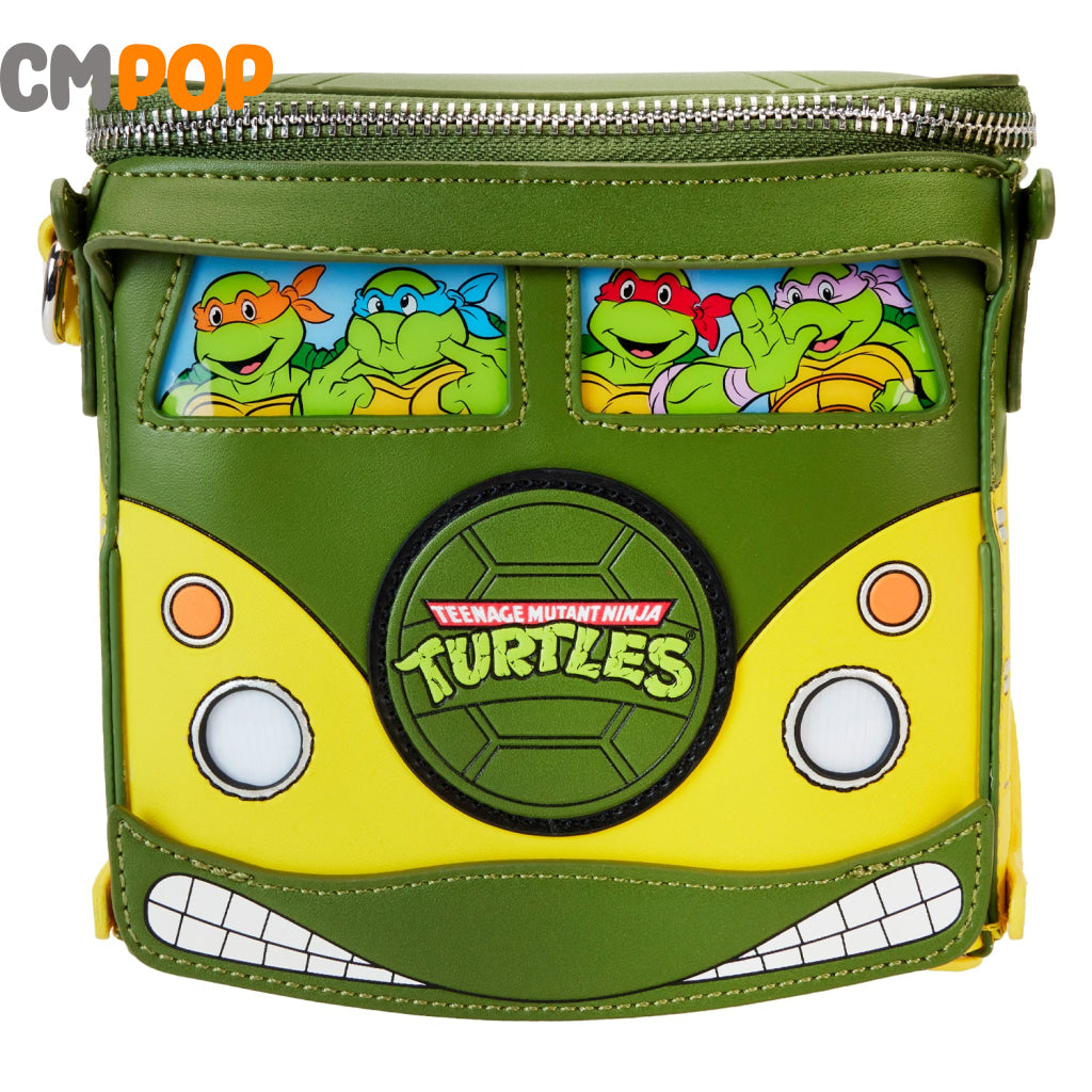 Teenage Mutant Ninja Turtles 40Th Anniversary Vintage Arcade Crossbody Bag - Tmnt Loungefly