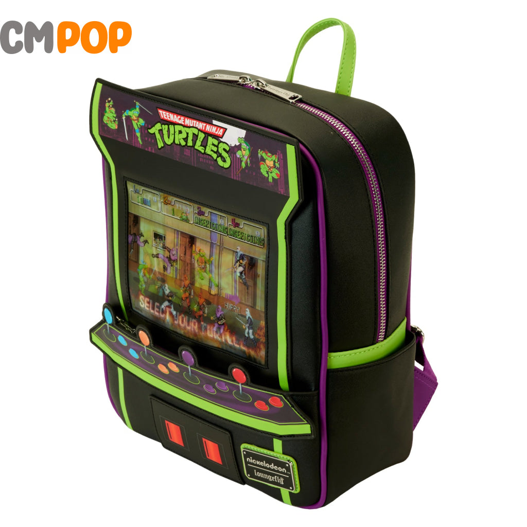 Teenage Mutant Ninja Turtles 40Th Anniversary Vintage Arcade Mini Backpack - Tmnt Loungefly