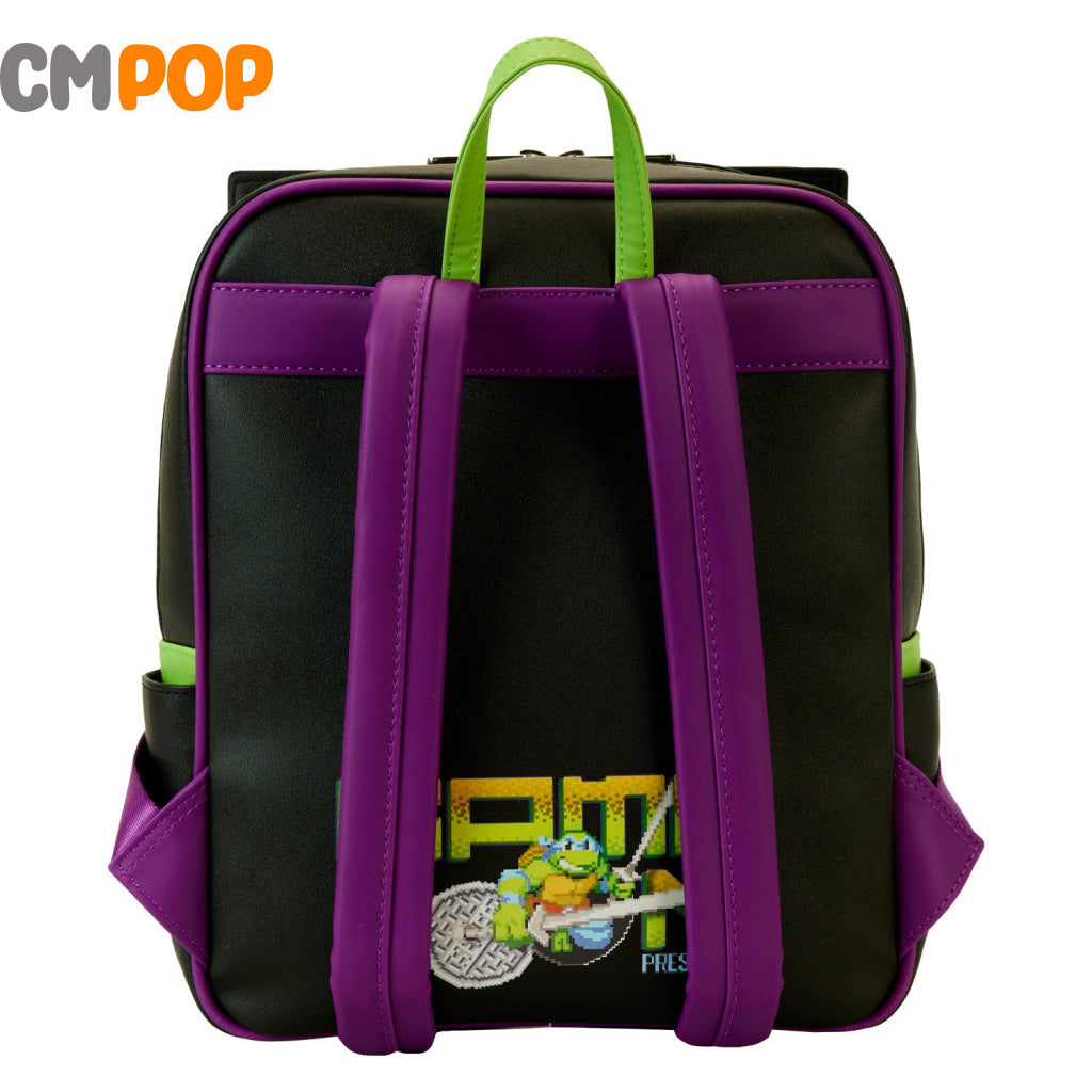 Teenage Mutant Ninja Turtles 40Th Anniversary Vintage Arcade Mini Backpack - Tmnt Loungefly