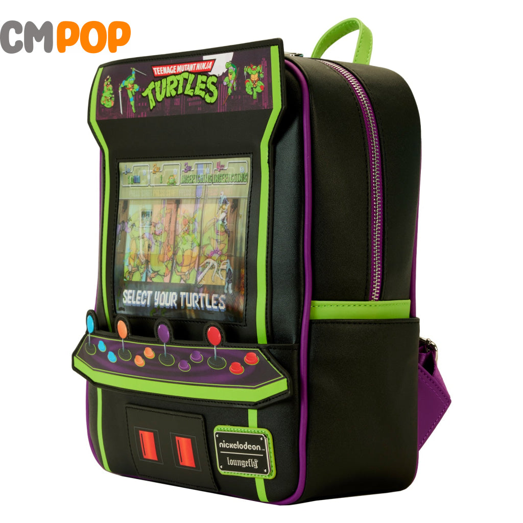 Teenage Mutant Ninja Turtles 40Th Anniversary Vintage Arcade Mini Backpack - Tmnt Loungefly