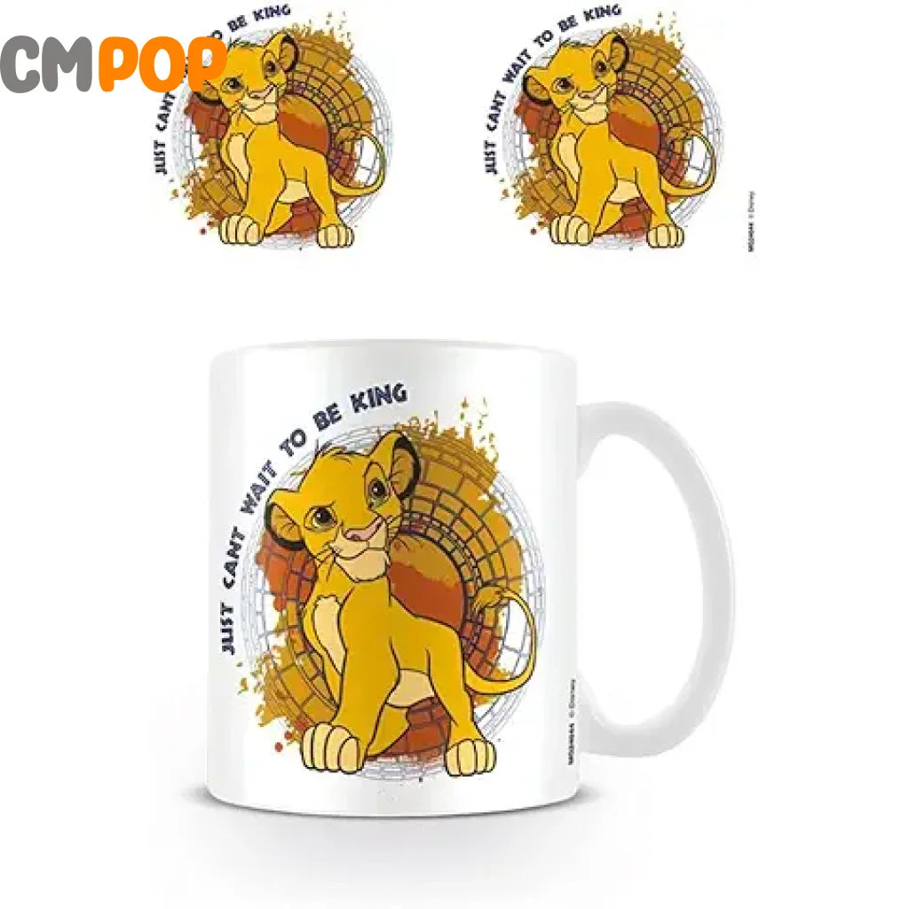 The Lion King (Just Can’T Wait To Be King) 11Oz/315Ml White Ceramic Mug. Mug