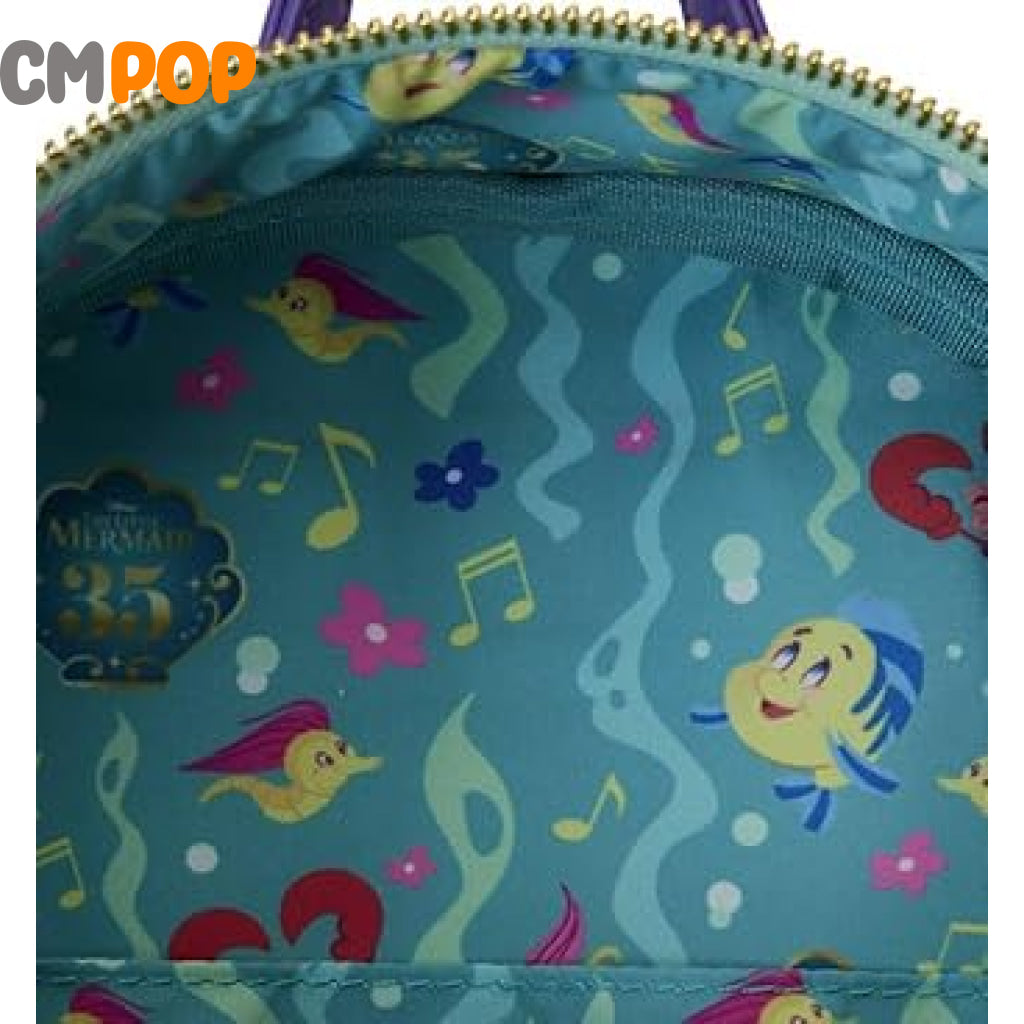 The Little Mermaid - 35Th Anniversary Life Is The Bubbles- Mini Backpack Loungefly