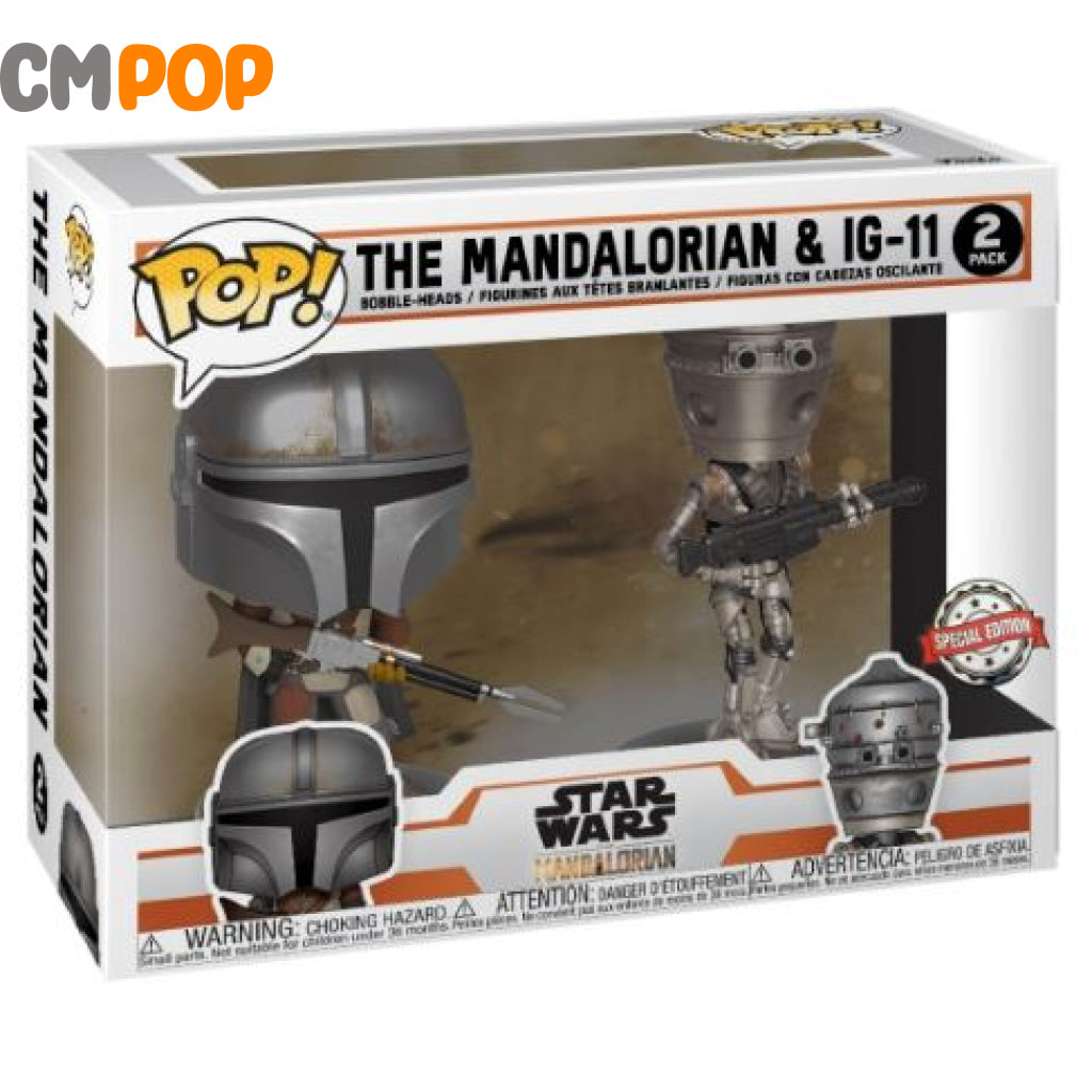 The Mandalorian & Ig-11 2 Pack - Funko Pop! Star Wars Pop