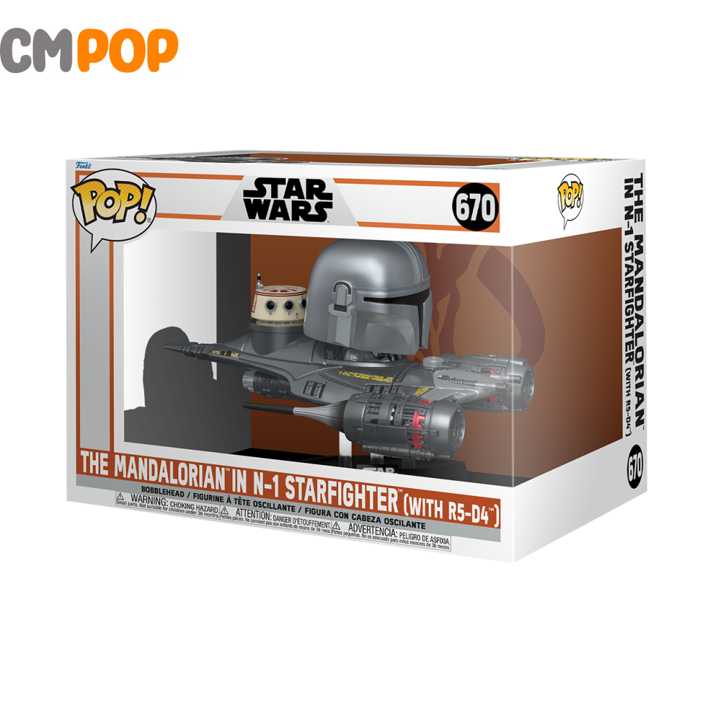 The Mandalorian In N-1 Starfighter - #670 Funko Pop! Star Wars Pop