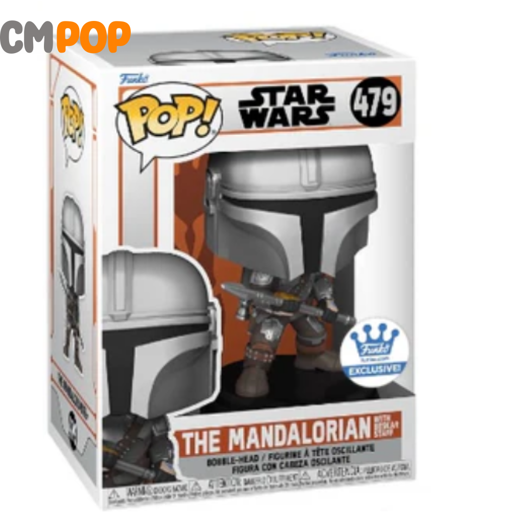 The Mandalorian With Beskar Staff - #479 Funko Pop! Star Wars Exclusive