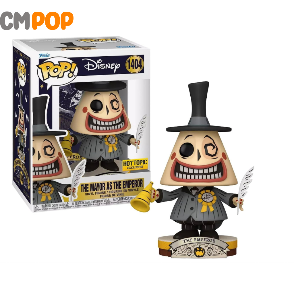 The Mayor As Emperor - #1404- Funko Pop! Nightmare Before Christmas Hot Topic Exclusive Pop
