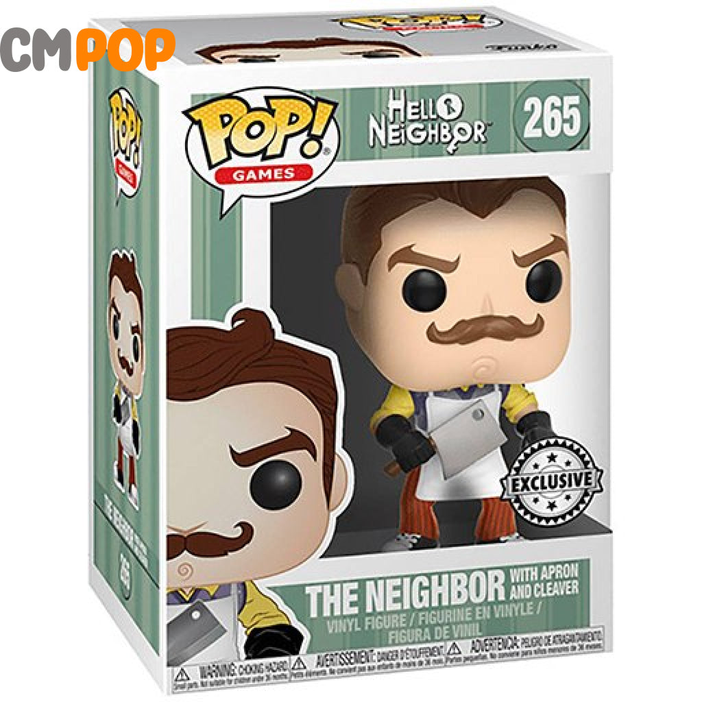 The Neighbour (With Apron And Cleaver) - #265 Funko Pop! Games Hello Exclusive