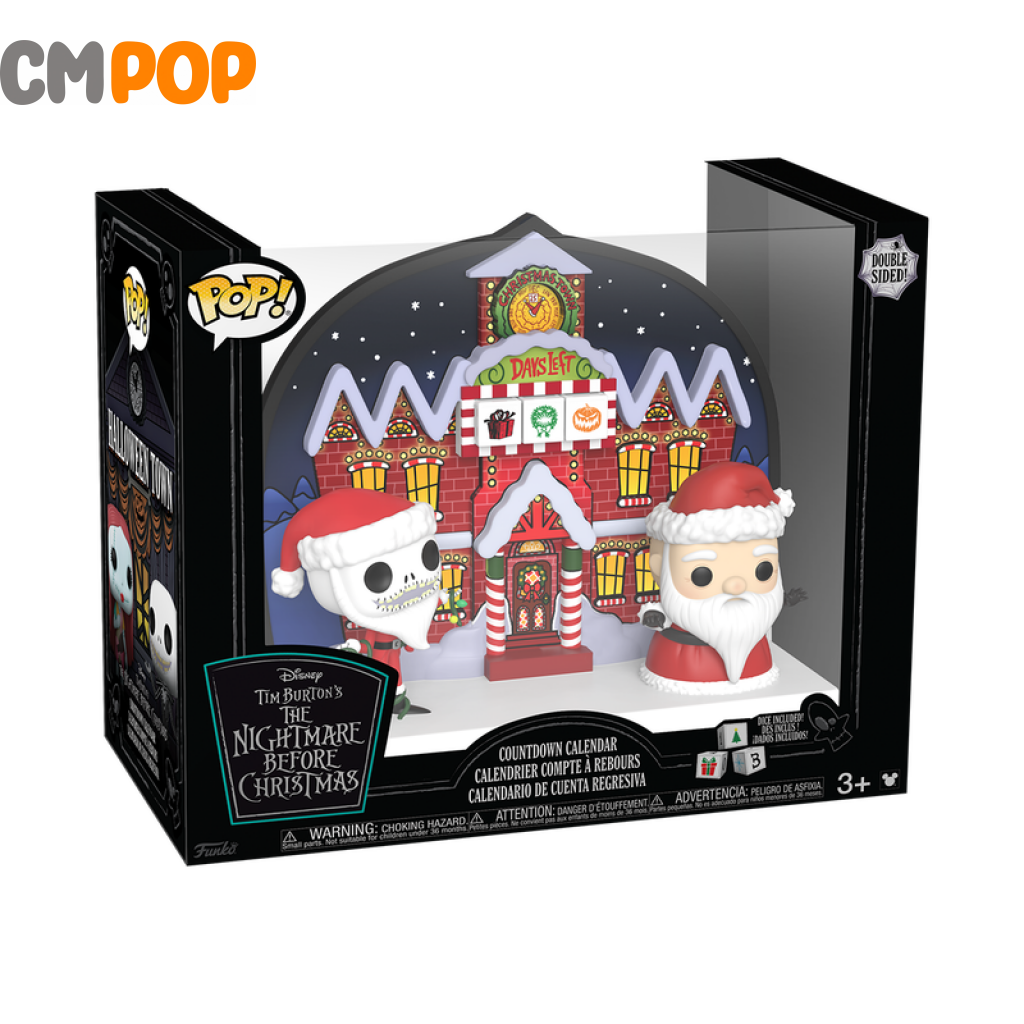 The Nightmare Before Christmas Dual-Sided Countdown Calendar - Funko Pop! Pop