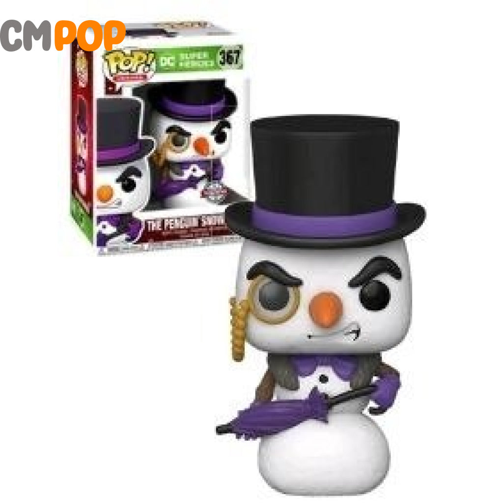 The Penguin Snowman - #367 Funko Pop! Dc Super Heroes Special Edition Exclusive Pop