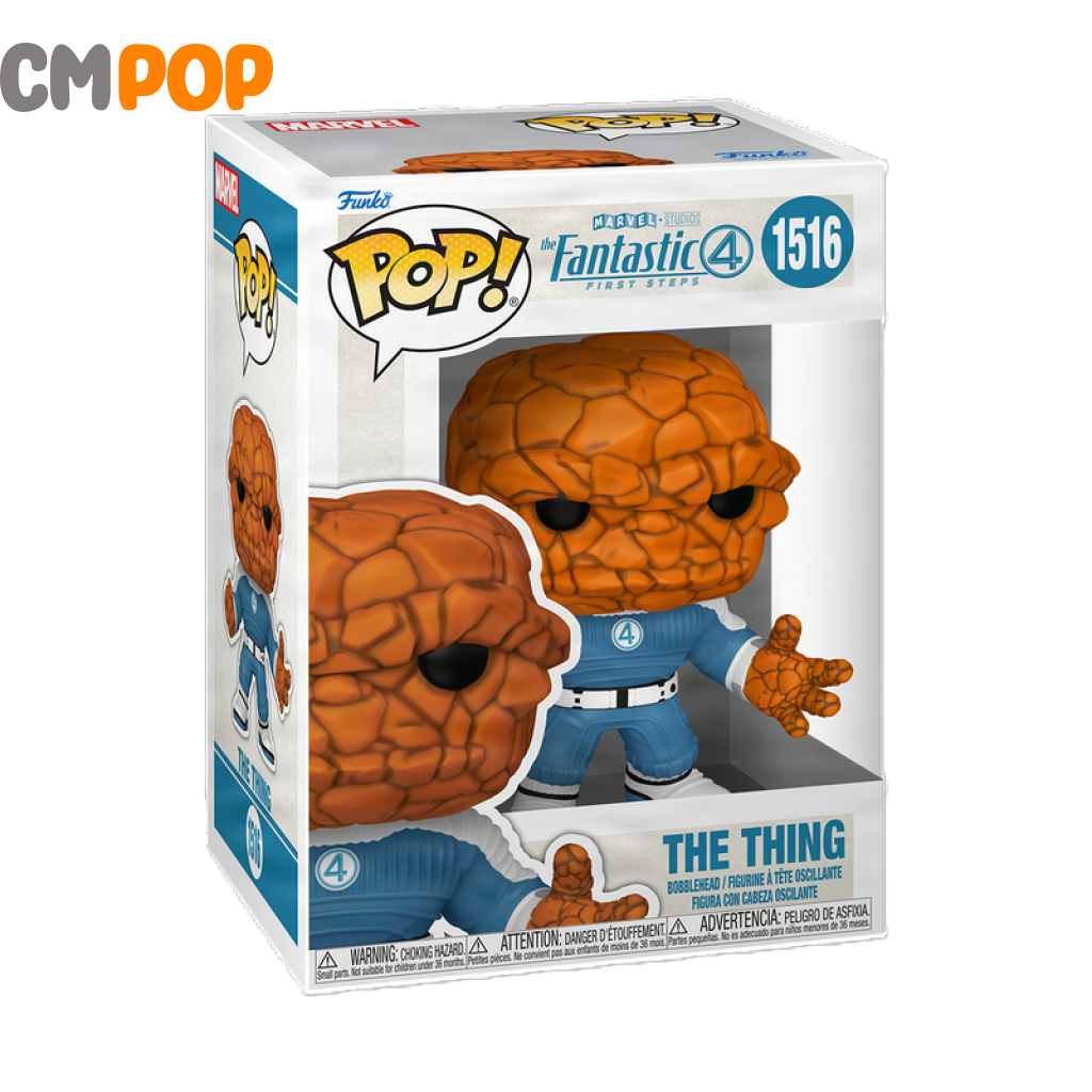 The Thing- #1516 - Funko Pop! - Marvel - Fantastic Four First Steps Funko Pop