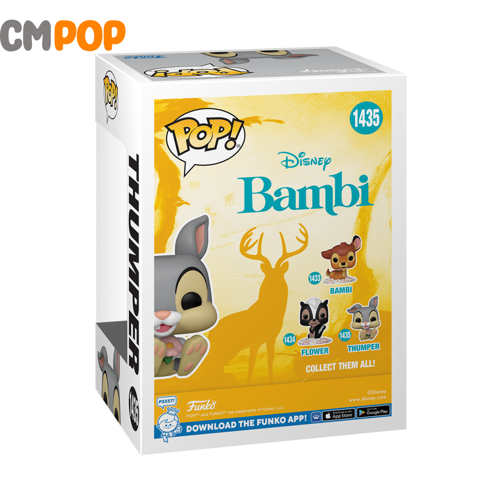 Thumper- Bambi 80Th Anniversary - #1435 Funko Pop! Disney Pop