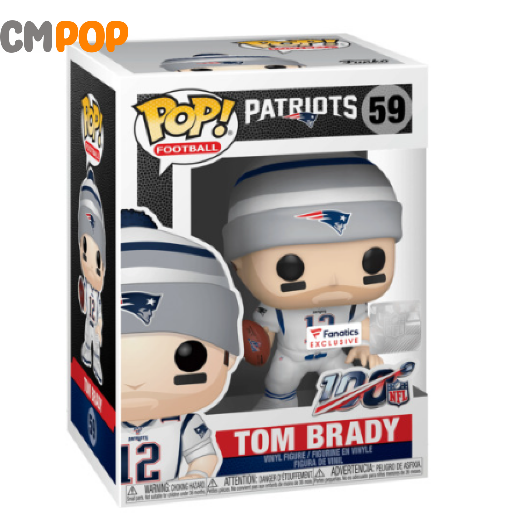Tom Brady - #59 Funko Pop! Nfl Sports Fanatics Exclusive Pop