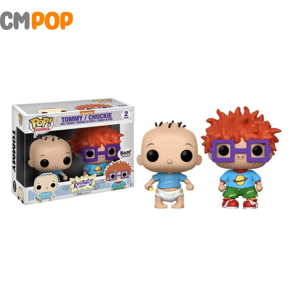 Tommy And Chuckie - 2 Pack Funko Pop! Nickelodeon Rugrats Bam Exclusive Pop