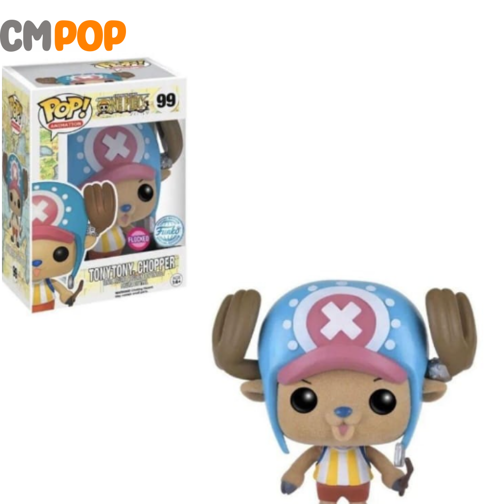 Tony Tony. Chopper - #99 Funko Pop! One Piece Flocked -Special Edition Pop