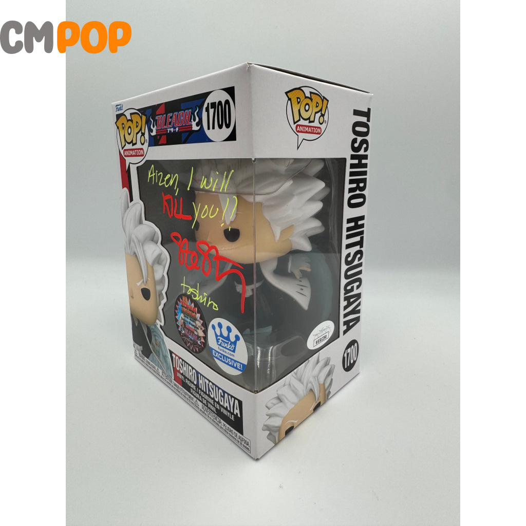 Toshiro Hitsugaya - #1700 Funko Pop! Animation Bleach Zohan Collectibles- Exclusive Signed By Steve