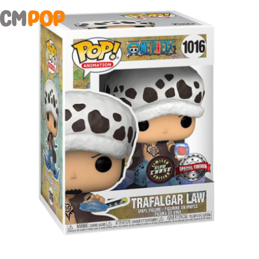Trafalgar Law Glow In The Dark Chase - #1016 Funko Pop! One Piece Special Edition - Gitd Pop