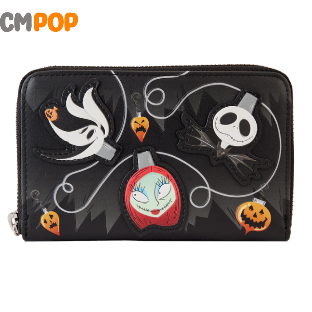 Disney - Nightmare Before Christmas Tree Lights Zip Up Wallet Loungefly Wallet