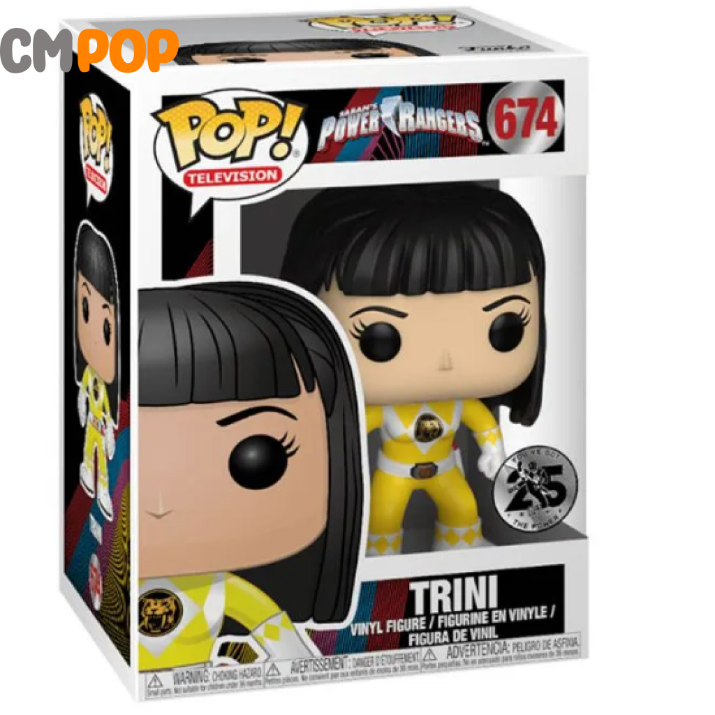 Trini - #674 Funko Pop! Power Rangers Damaged Pop