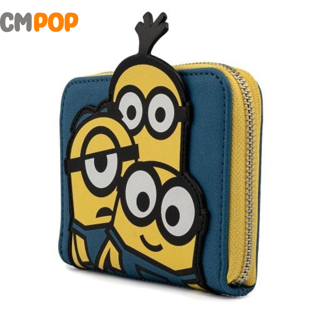 Triple Minion Bello Zip Around Wallet - Loungefly Loungefly