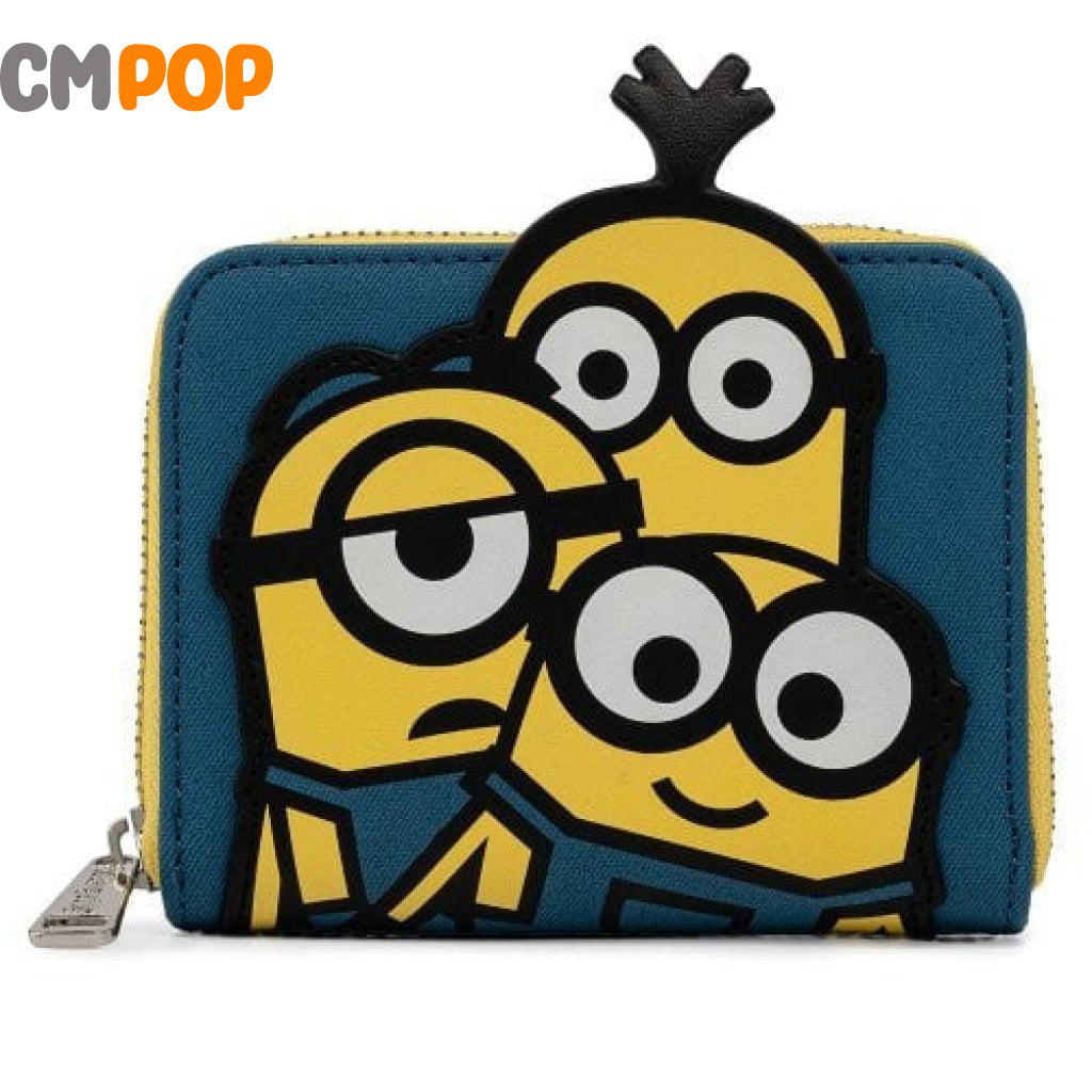 Triple Minion Bello Zip Around Wallet - Loungefly Loungefly