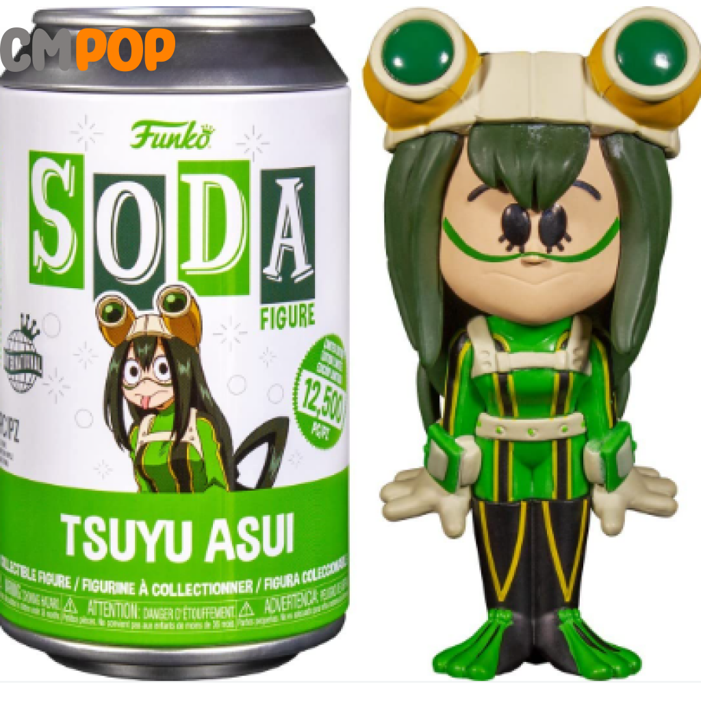 Tsuyu Asui - Funko Vinyl Soda 12 500 Pieces My Hero Academia Anime Chance Of Chase