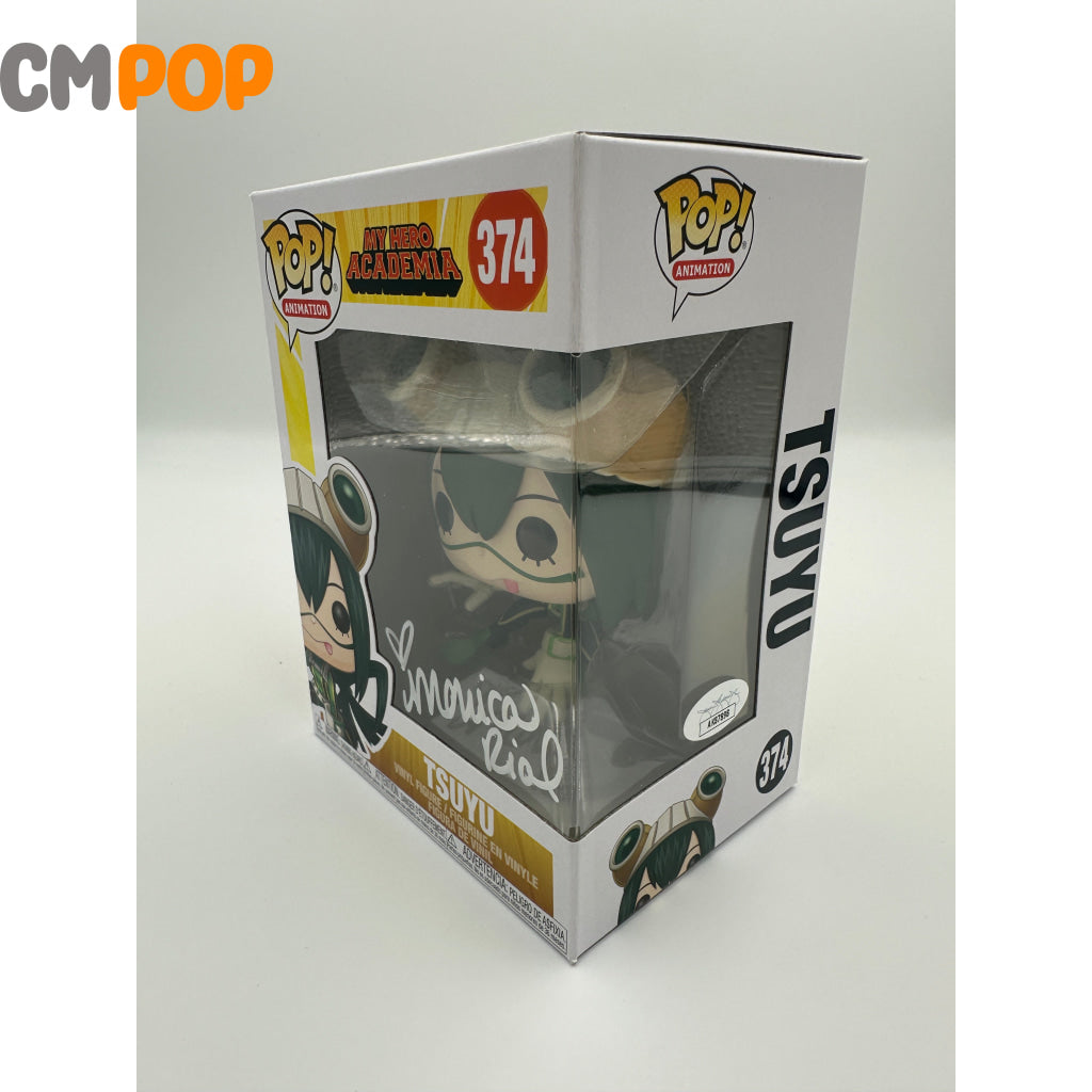 Tsuyu Asui - My Hero Academia #374 Funko Pop! Signed By Monica Rial Certified Pop