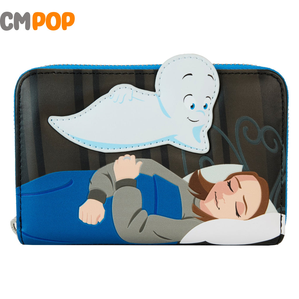 Universal Casper The Friendly Ghost Halloween Zip Around Wallet - Loungefly