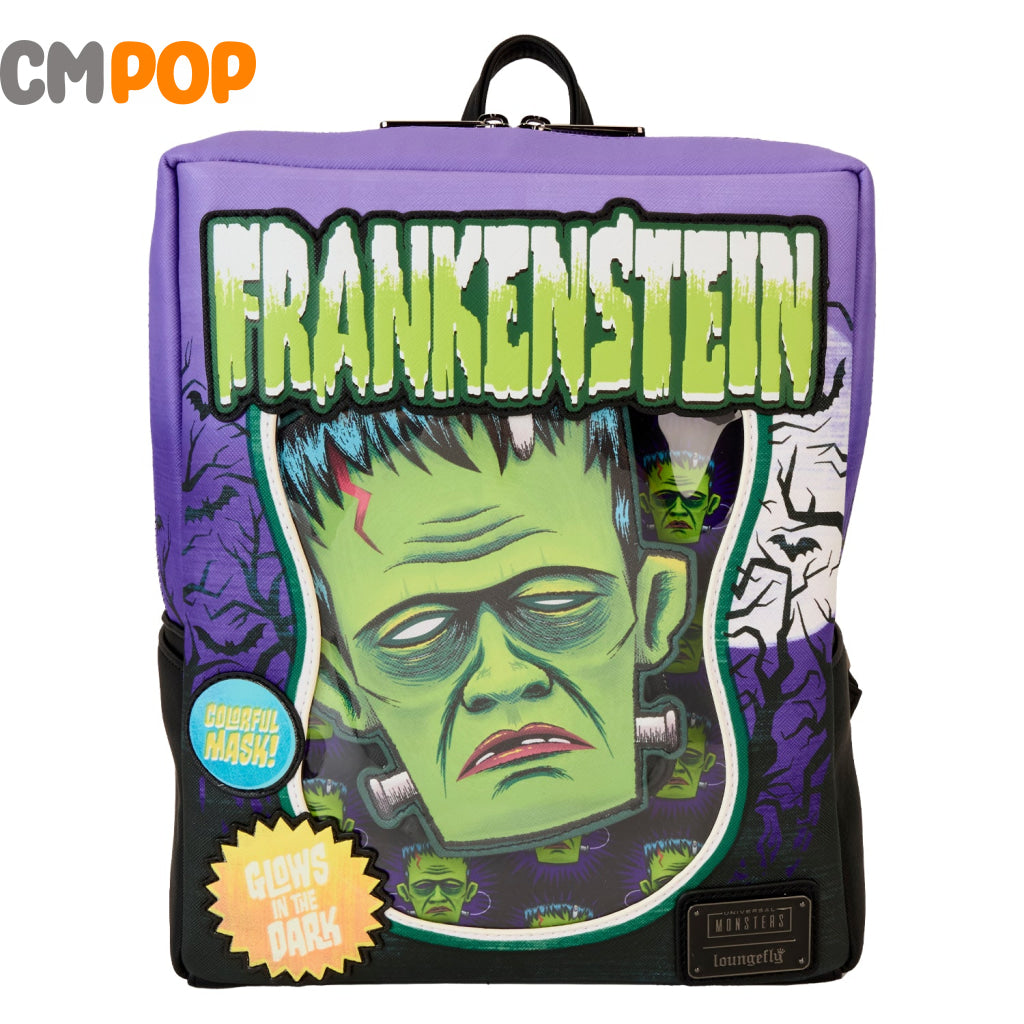 Universal Monsters Frankenstein Neon Mask Mini Backpack - Loungefly