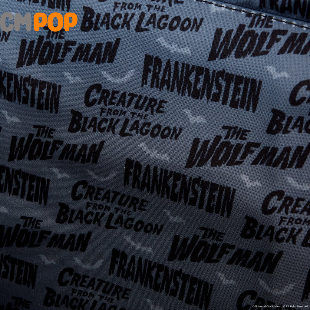 Universal Monsters Vintage Tv Triple Lenticular Crossbody - Loungefly