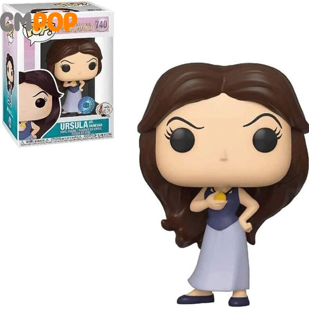 Ursula As Vanessa - #740 Funko Pop! Disney The Little Mermaid Pop In A Box Exclusive 30 Years