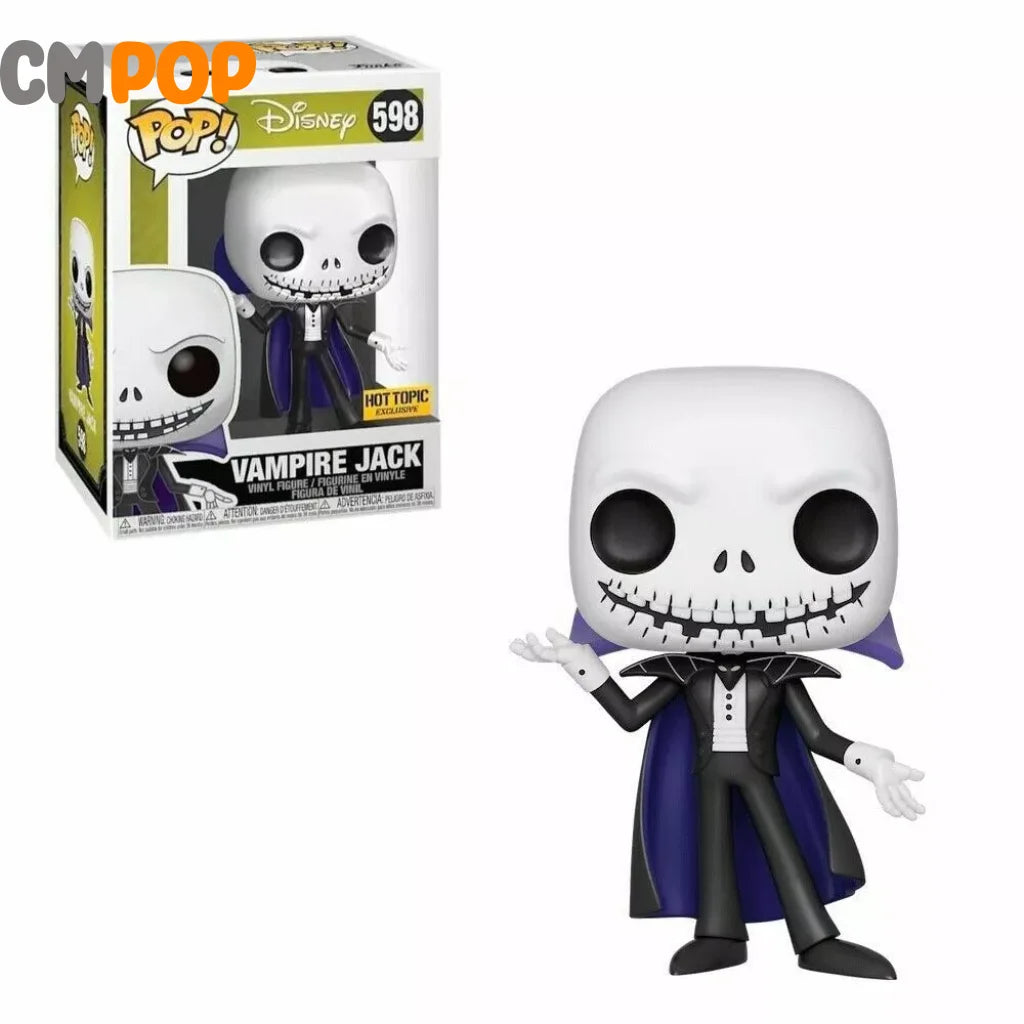 Vampire Jack - #598 Funko Pop! Disney The Nightmare Before Christmas Hot Topic Exclusive