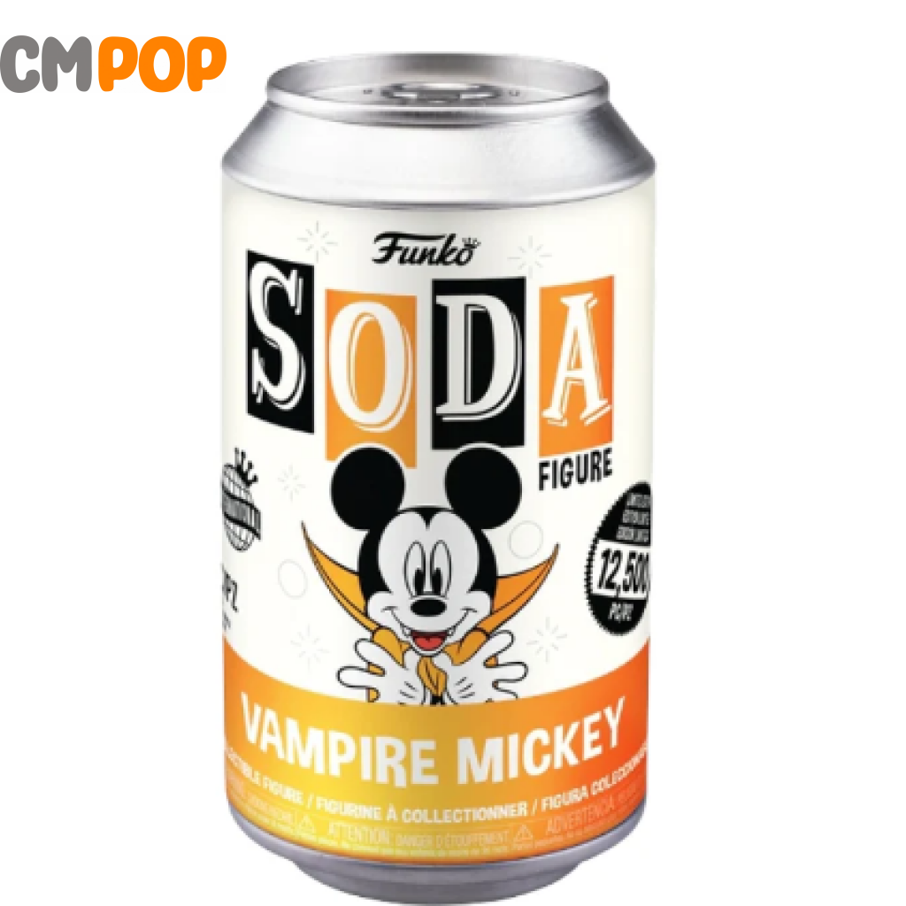 Vampire Mickey - Funko Vinyl Soda 12 500 Pieces Chance Of Chase